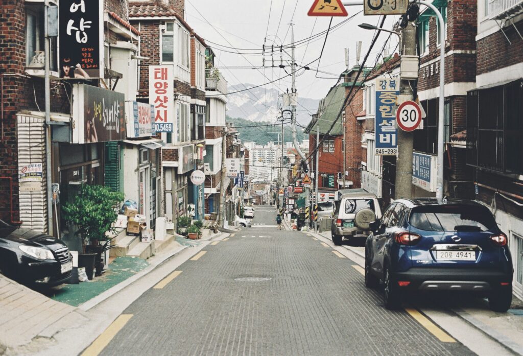 Korean alley street