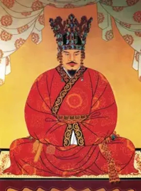 A modern portrait of King Munmu of Silla, the ruler who unified the Korean peninsula
